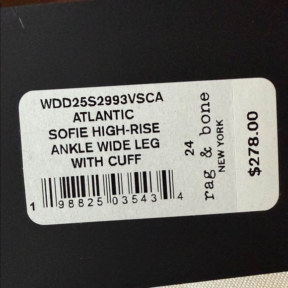 rag & bone Indigo Flare Jeans - Picture 6 of 6